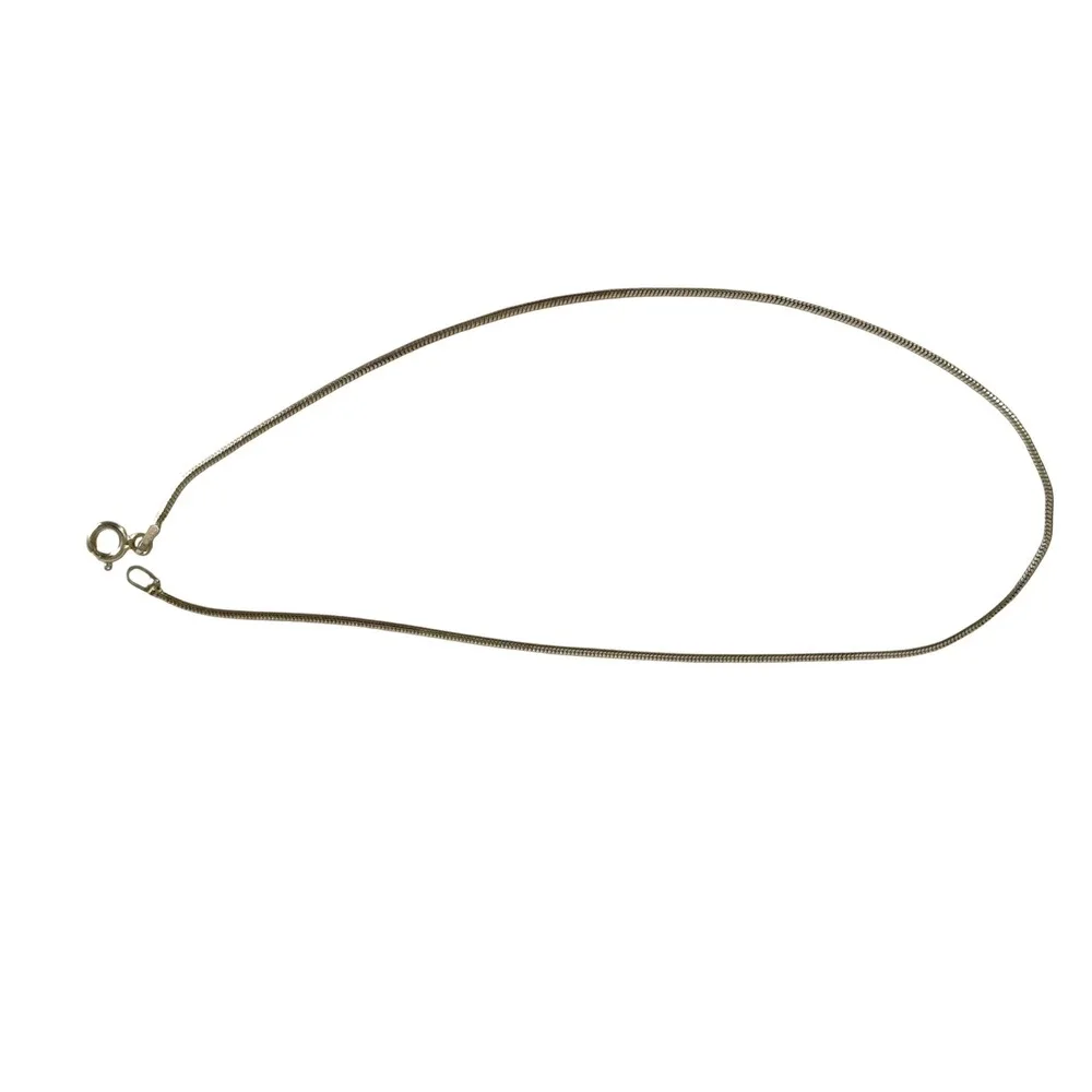 925 Sterling Silver‎ Snake Chain Necklace 11.5